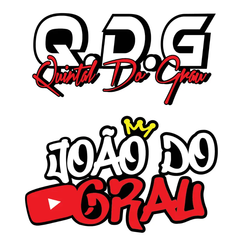 Kit 2 Adesivos - QDG & JOÃO DO GRAU